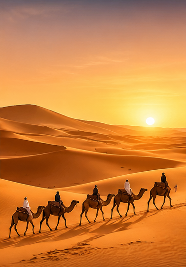 Desert landscape in Morocco
